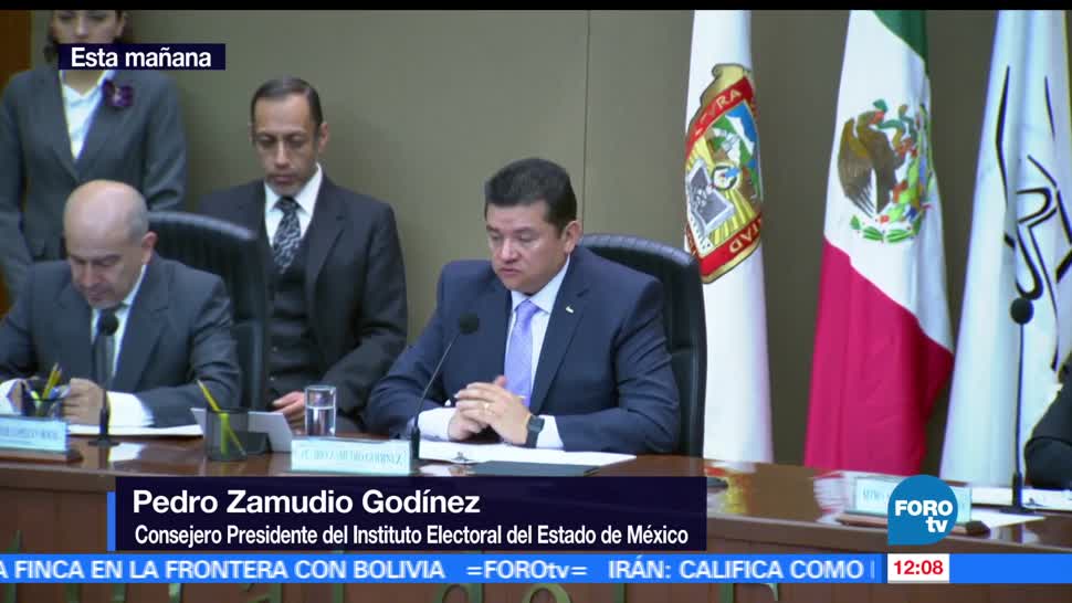 Pedro Zamudio, consejero presidente, Instituto Electoral, Estado de México, casillas