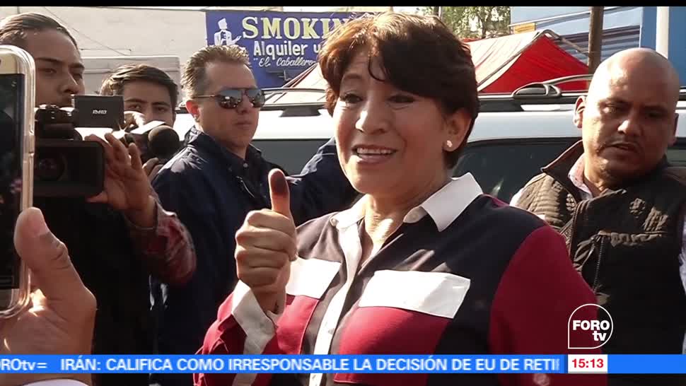 noticias, forotv, Delfina Gómez, vota, Texcoco, morena