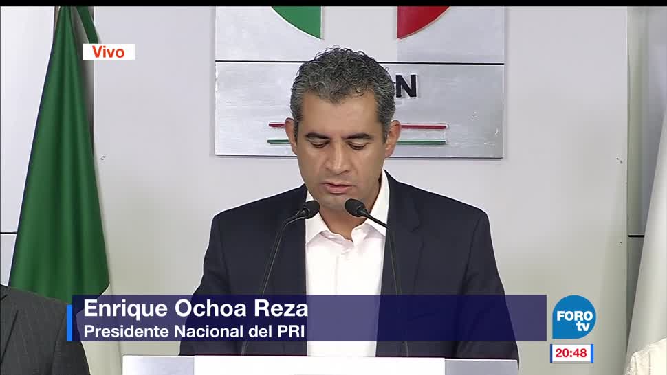 Enrique Ochoa Reza, presidente nacional del PRI, jornada electoral, vencedor