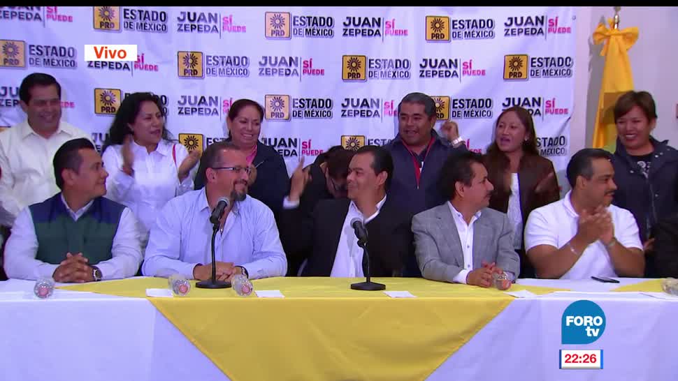 Partido de la Revolución Democrática PRD, Juan Zepeda, campaña en Edomex, reconoce trabajo