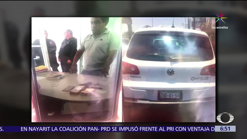 Detienen, Alejandro Bernal Cruz, chofer de Ricardo Monreal, compra de votos, Ecatepec, Edomex