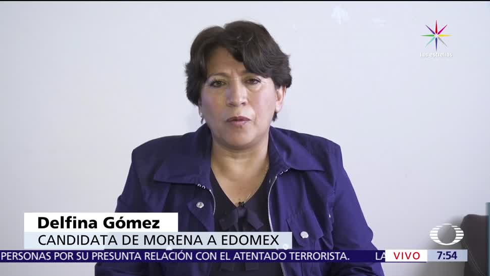 noticias, televisa, Delfina Gómez, candidata, Morena, gobierno del Edomex