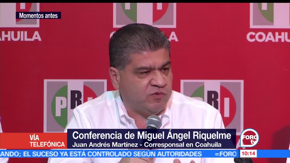 Miguel Riquelme, candidato del PRI, gobierno de Coahuila, Coahuila, triunfador