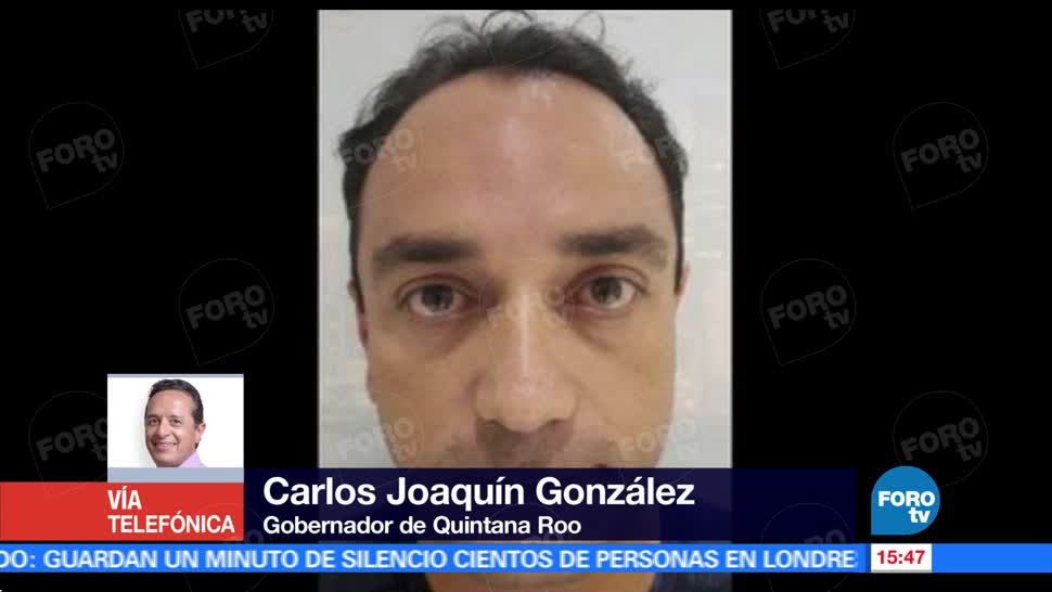 Carlos Joaquín González, gobernador de Quintana Roo, detención, Roberto Borge