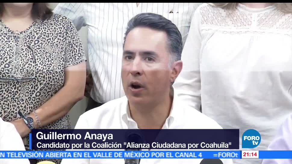 noticias, forotv, Guillermo Anaya, rechaza, cifras, PREP en Coahuila