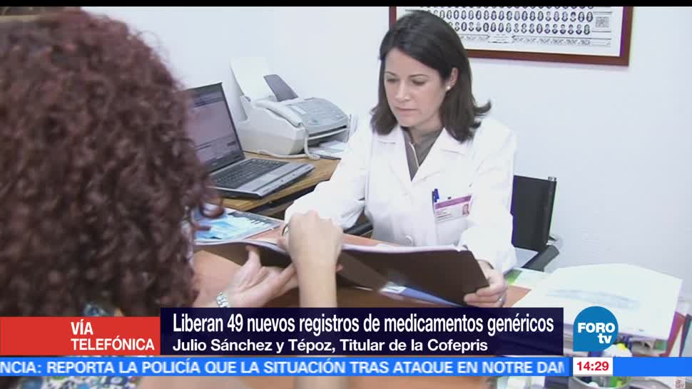 Cofepris, Julios Sánchez y Tépoz, titular de Cofepris, medicamentos genéricos