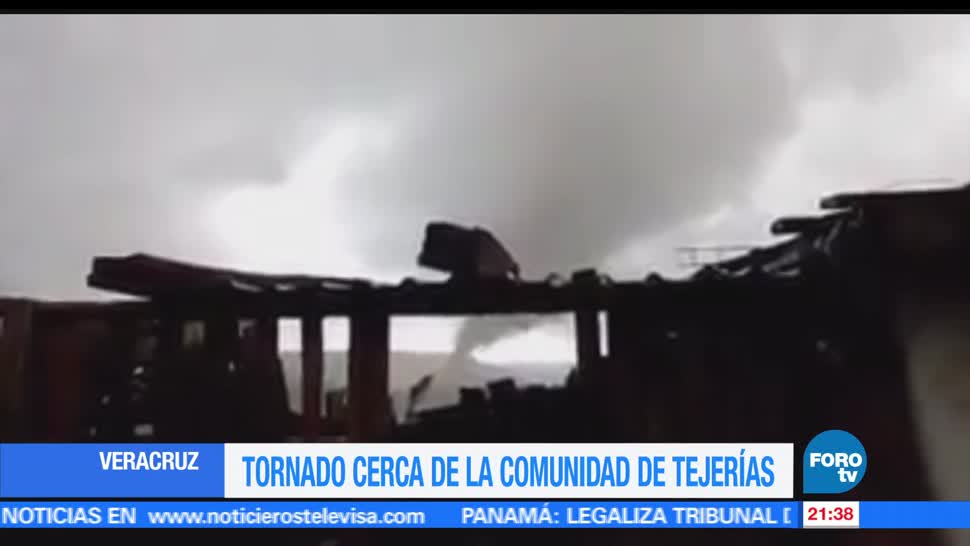 noticias, forotv, Captan, potente, tornado, Veracruz