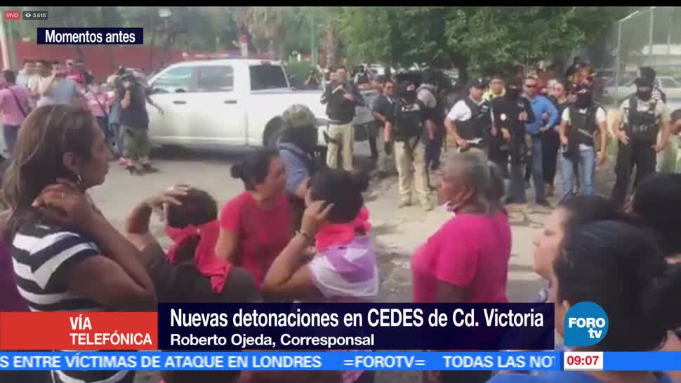 nuevas detonaciones, penal, Ciudad Victoria, Tamaulipas