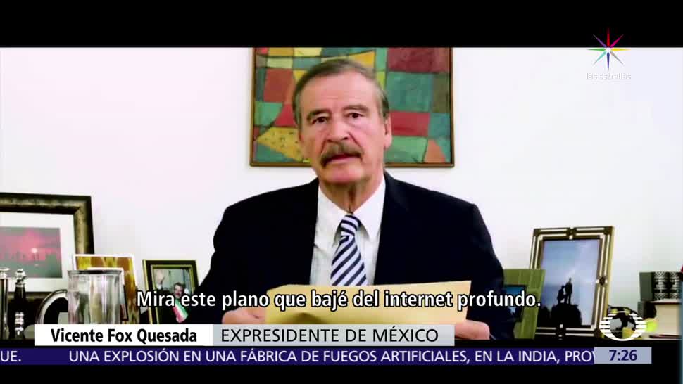 Vicente Fox, mensaje de video, Donald Trump, muro fronterizo, comer tacos