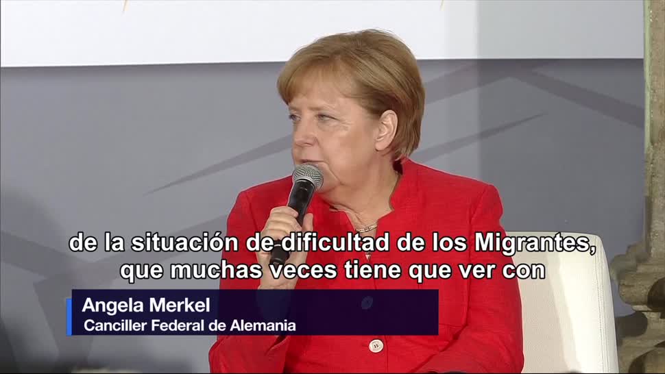 Concluye, visita, Angela Merkel, Ciudad de México