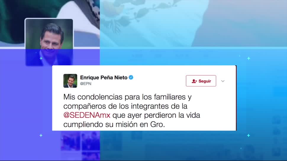 Enrique Peña Nieto, Gobierno federal, condolencias, San Miguel Totolapan