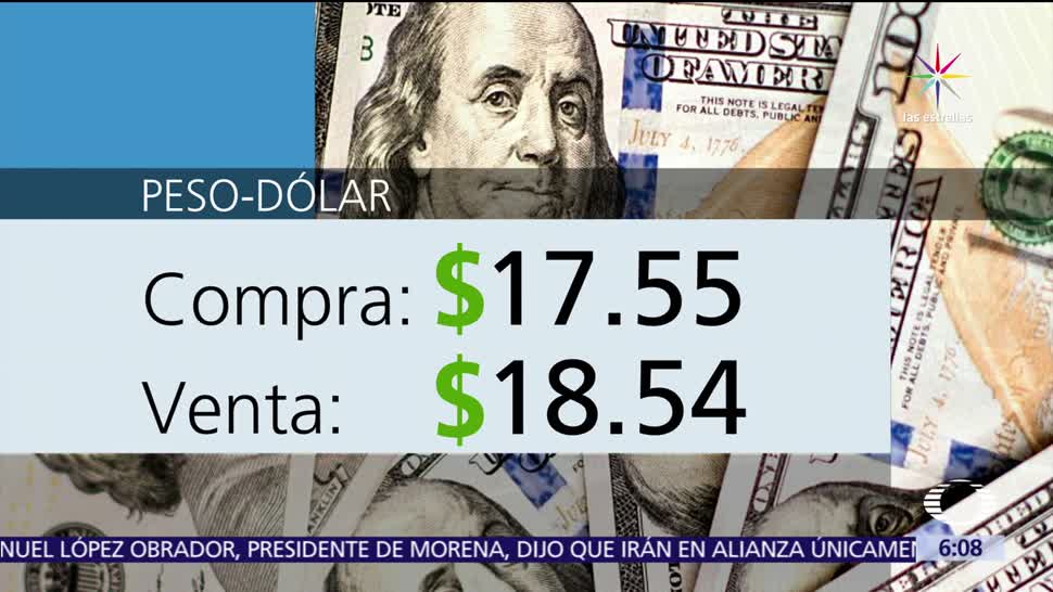dólar, casas de cambio, Aeropuerto de la Ciudad de México, 17.55