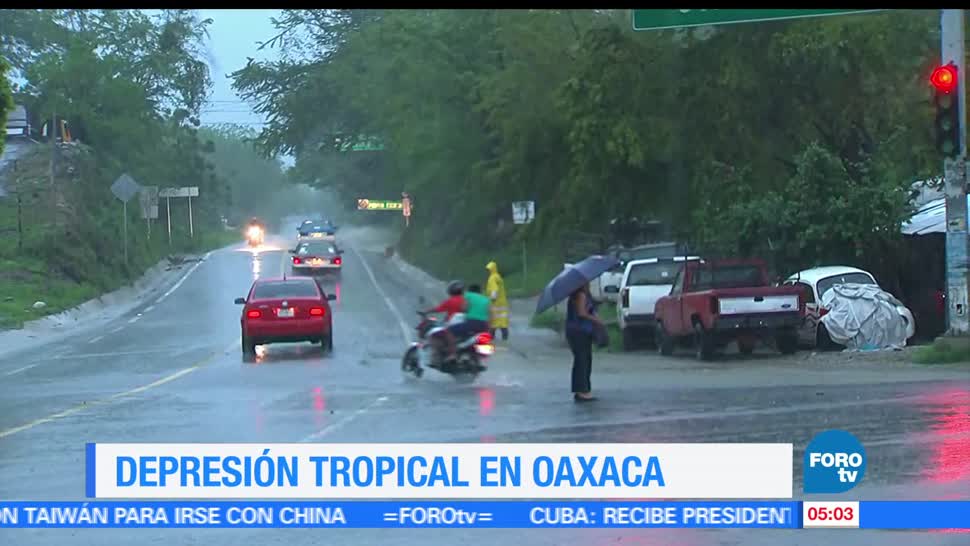 tormenta tropical Calvin, depresión tropical, Oaxaca, lluvias torrenciales