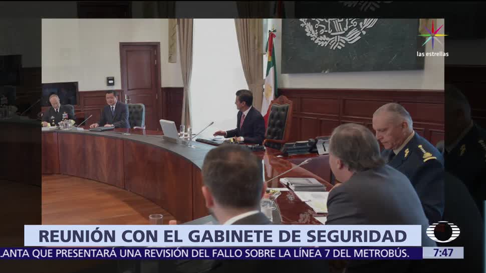 Enrique Peña Nieto, Los Pinos, miembros de su gabinete, seguridad