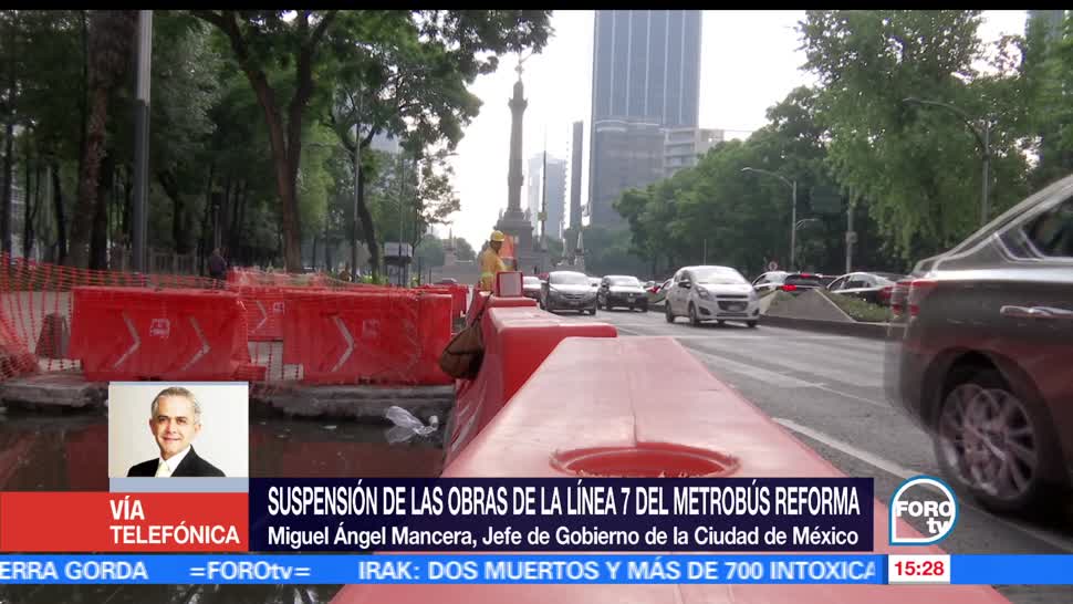 Miguel Ángel Mancera, jefe de gobierno de la CDMX, Metrobus, reforma