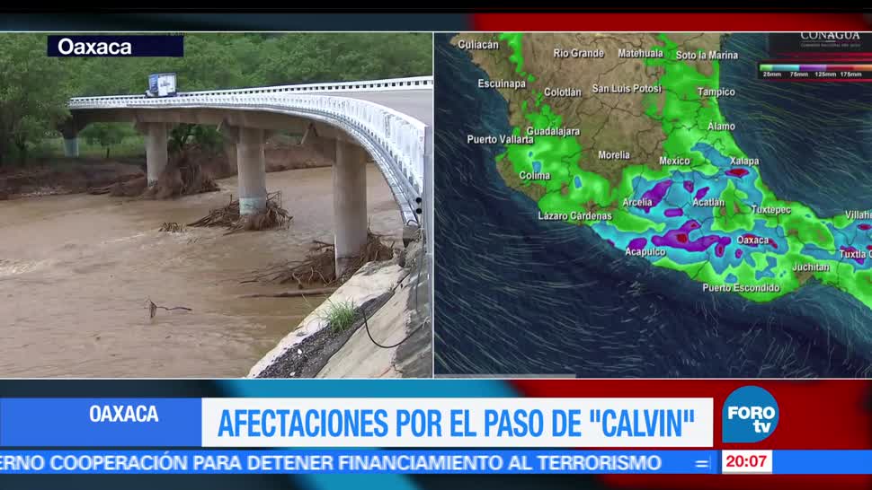 noticias, forotv, Afectaciones, tras paso, Calvin, Oaxaca