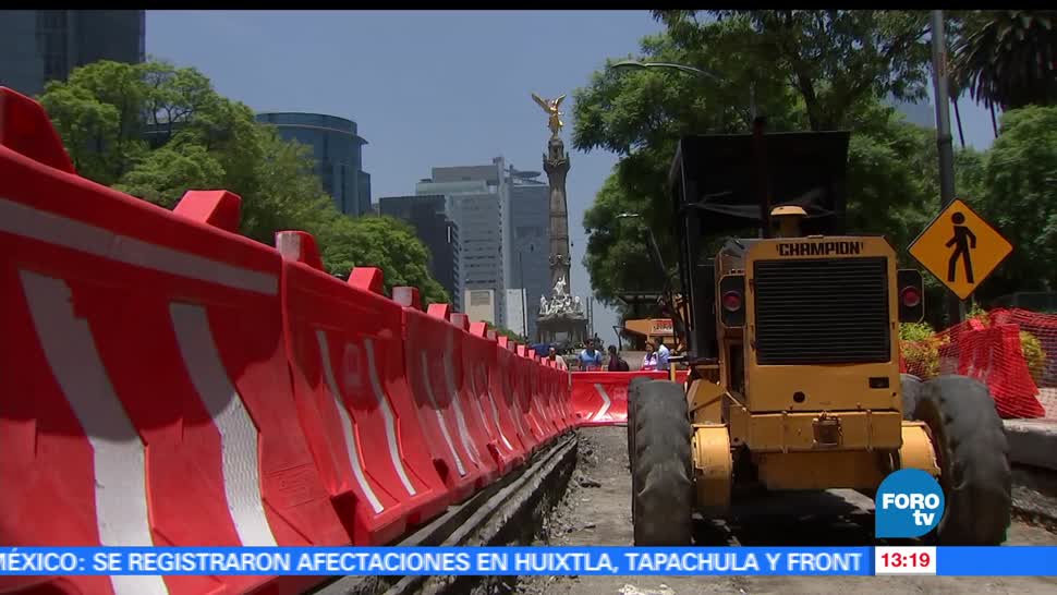 noticias, forotv, Trabajadores, paran obras, Metrobús, Reforma