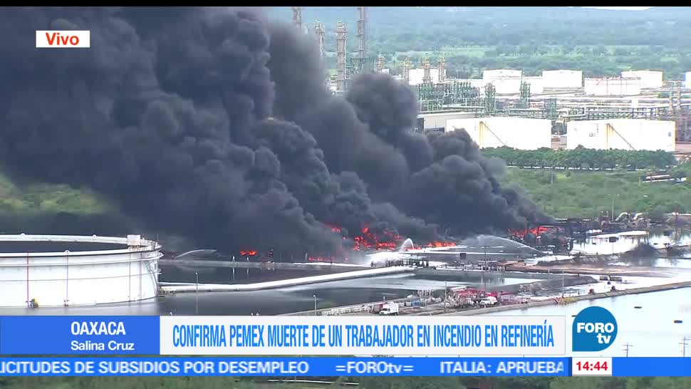 noticias, forotv, utilizar, cubrebocas, Salina Cruz, incendio en refinería