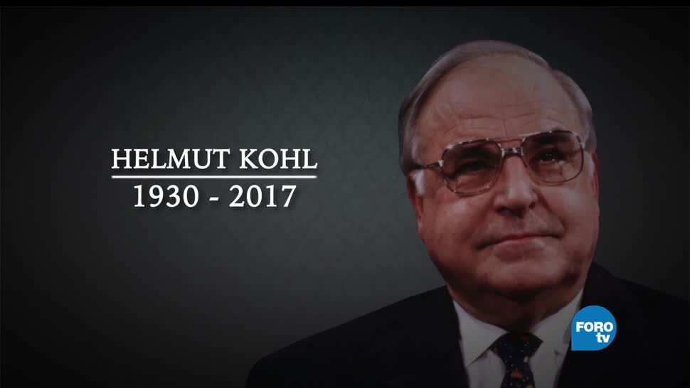Muere, el excanciller, alemán, Helmut Kohl