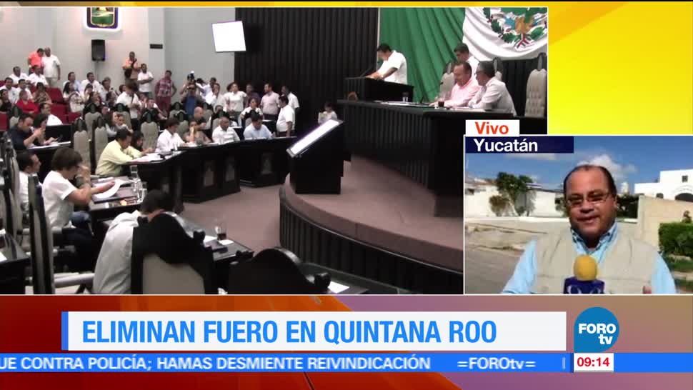 Eliminan fuero, servidores públicos, Quintana Roo