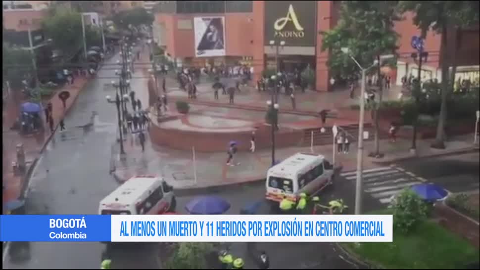 Explosión, centro comercial, Colombia, un muerto, bogotá, andino