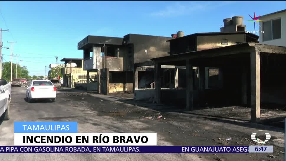 ciudad de Río Bravo, Tamaulipas, pipa con combustible, daños, casas