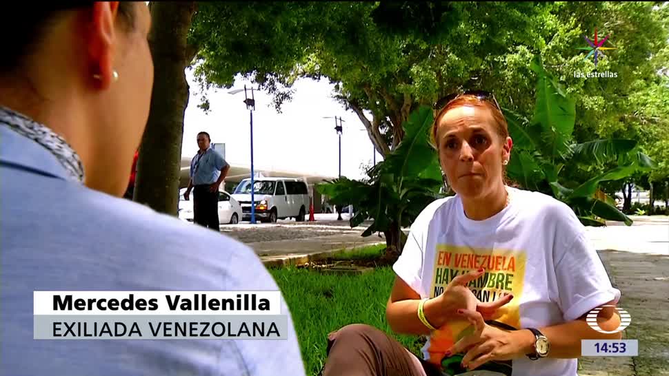 Mercedes Ballenilla, exiliada venezolana, crisis humanitaria, Venezuela