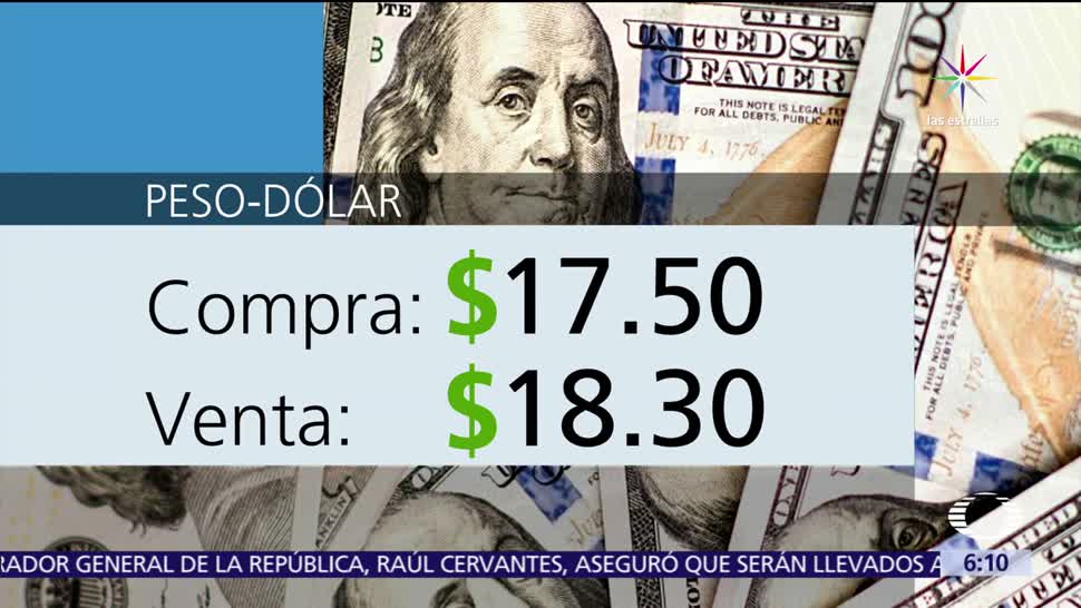 dólar, ventanillas bancarias, Ciudad de México, 17.50