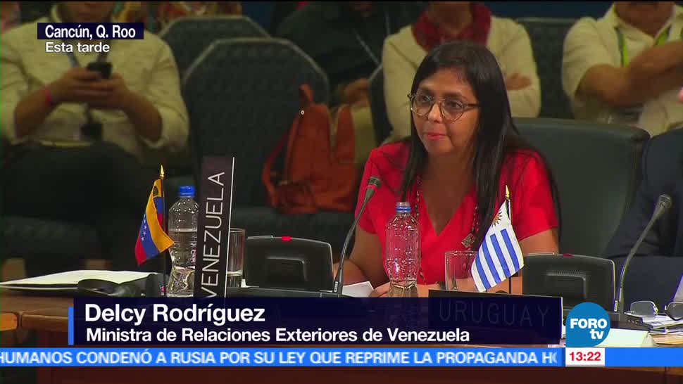 Delcy Rodríguez, exige respeto, Venezuela, ministra de Relaciones Exteriores de Venezuela