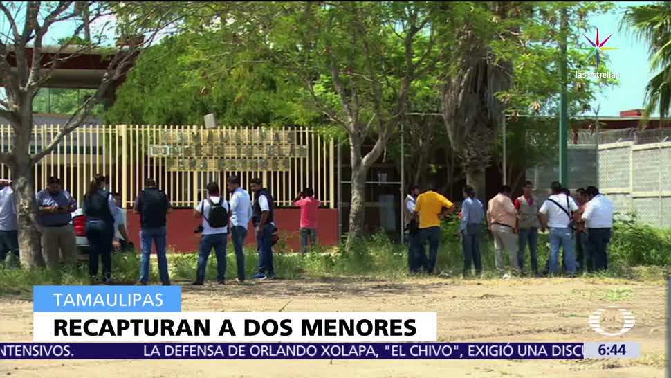 Recapturan, ocho menores, tutelar de Güemez, Tamaulipas