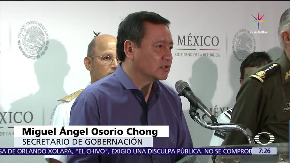 Miguel Ángel Osorio Chong, secretario de Gobernación, Gobierno federal, periodistas