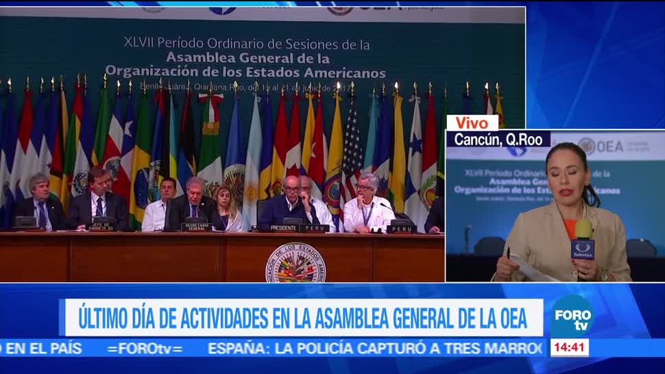 noticias, forotv, Asamblea, OEA, continúa análisis, crisis en Venezuela