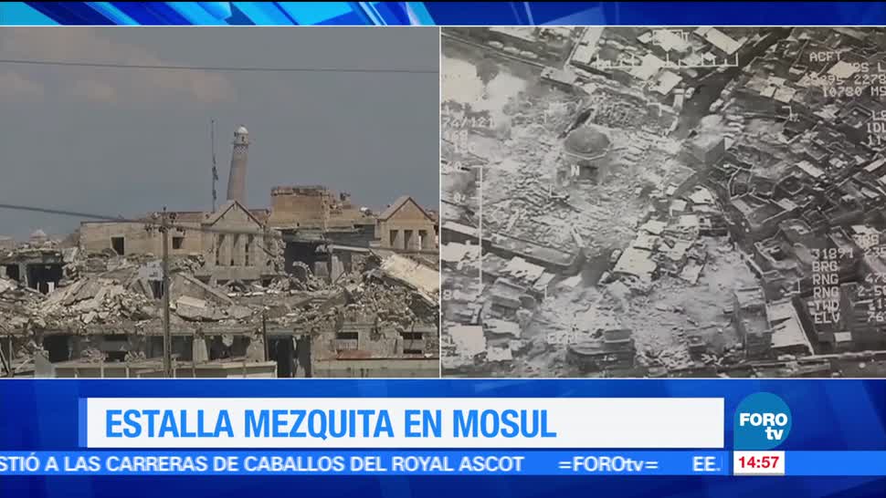 noticias, forotv, Estado Islámico, destruye, mezquita, Mosul