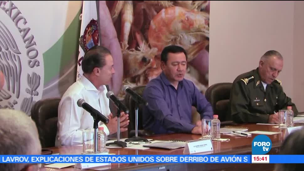 noticias, forotv, Osorio Chong, encabeza reunión, seguridad en Sinaloa
