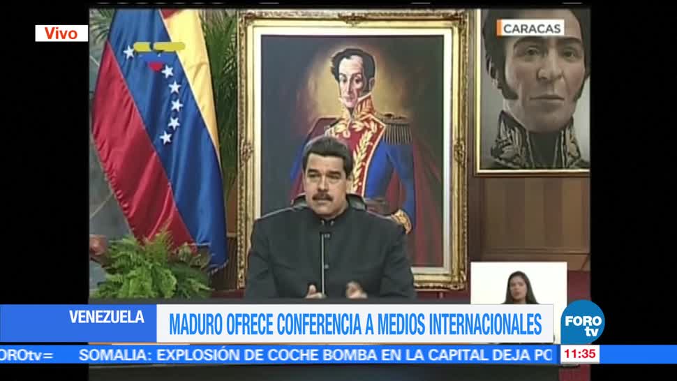 presidente de Venezuela, Nicolás Maduro, medios internacionales, gobierno