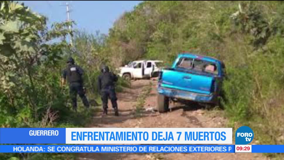 Enfrentamiento, Guerrero, 7 muertos, Heliodoro Castillo