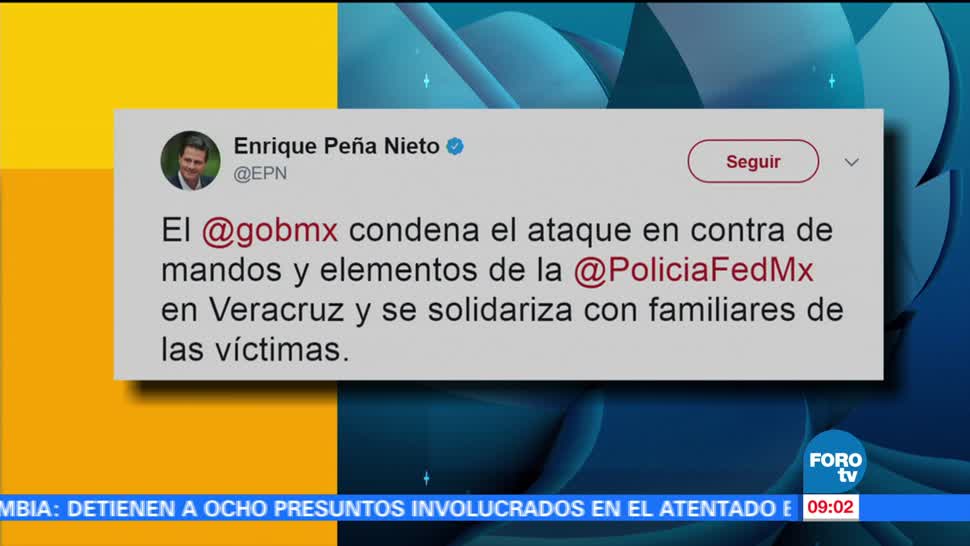 presidente EPN, ataque, elementos de la Policía Federal, Veracruz, EPN