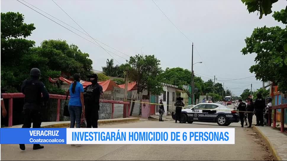 Investigarán, homicidio 6 personas, Coatzacoalcos, Veracruz