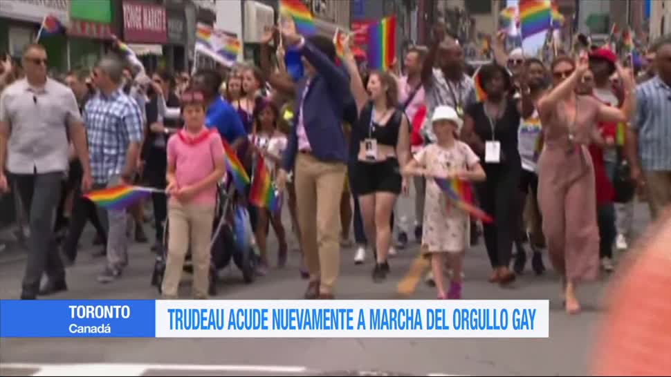 Trudeau, nuevamente, marcha, orgullo gay
