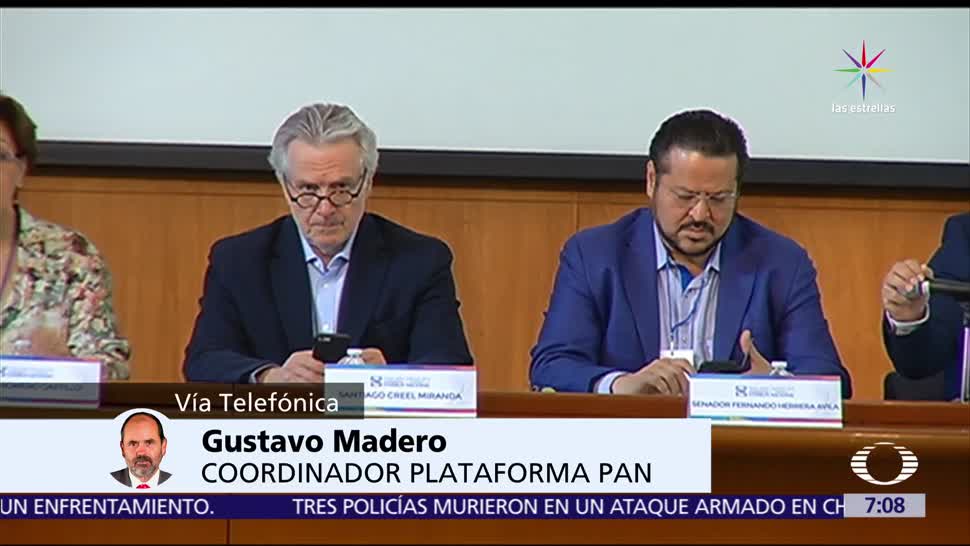Gustavo Madero, Plataforma PAN, alianza para 2018, candidato presidencial