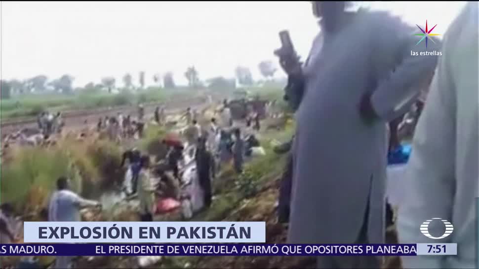 153 personas, heridas, explosión, pipa de combustible, Pakistán