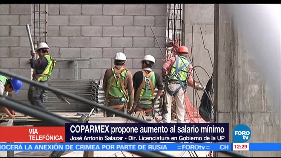 José Antonio Salazar, salario mínimo, propuesta, Coparmex