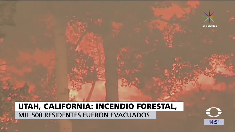 Incendio, California, Utah, incendio forestal