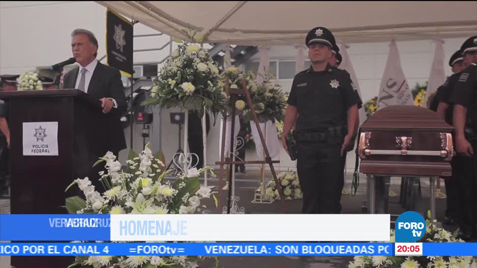 noticias, forotv, Homenaje, policías federales, asesinados, Veracruz