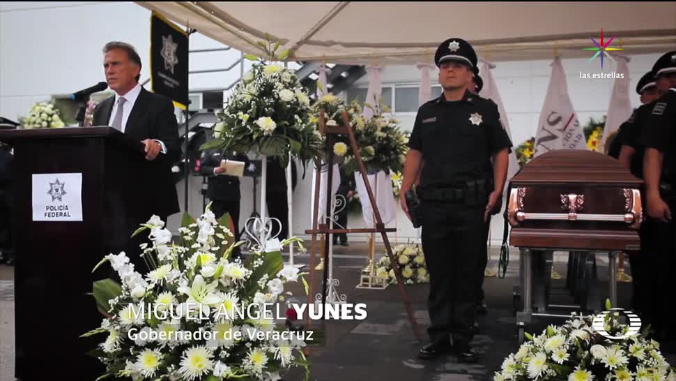 noticias, televisa, Homenaje, mandos PF, asesinados, Veracruz