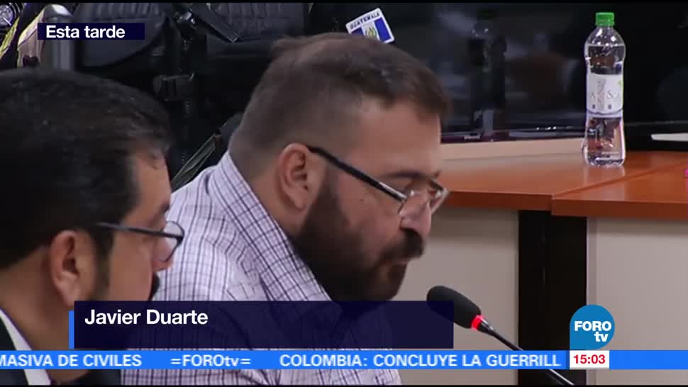 Javier Duarte, acepta extradición, niega acusaciones, ex gobernador