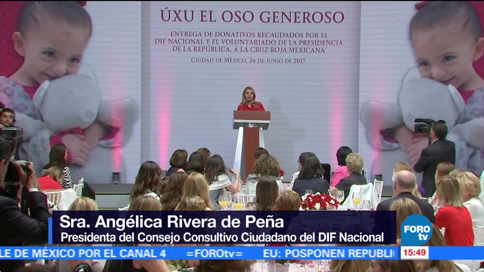 Angélica Rivera, reconoce, voluntarios, Cruz Roja