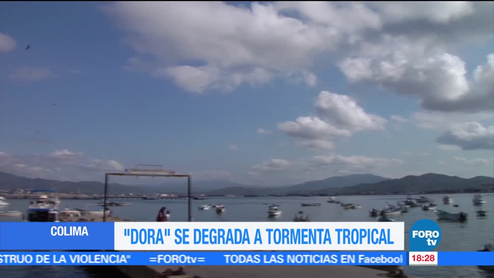 Autoridades, Colima y Jalisco, Dora, tormenta tropical