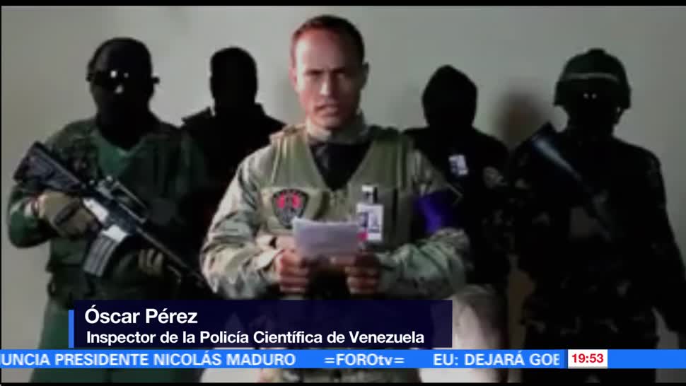 noticias, forotv, Oscar Pérez, lanza mensaje, gobierno, Maduro