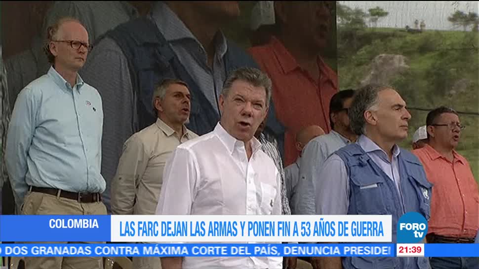noticias, forotv, Las FARC, dejan las armas, ponen fin, 53 años de guerra